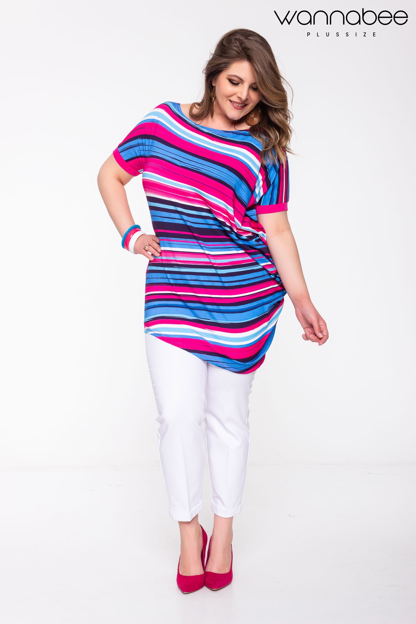 casual nőies outfit, plus size fashion, Wannabee plus size webshop